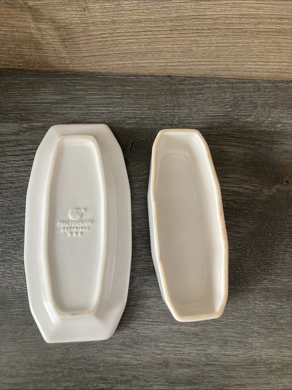 Vintage Pfaltzgraff Heritage White Butter Dish